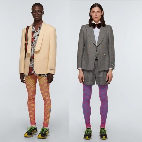 GUCCI SNEAKERS RUN RUBBER TRIMMED MESH SHOES w GG LOGO sz 11 11.5 - Picture 3 of 16